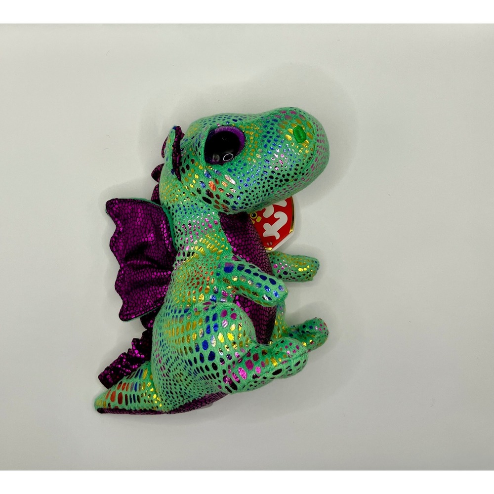 Ty Beanie Boos Glitter Cinder 6" Dragon with Hangtag